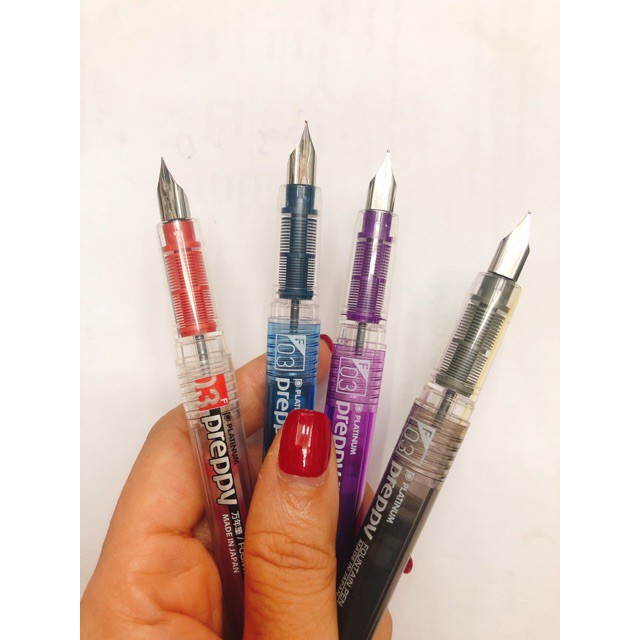 Bút máy mực ống Preppy Nhật 4 màu