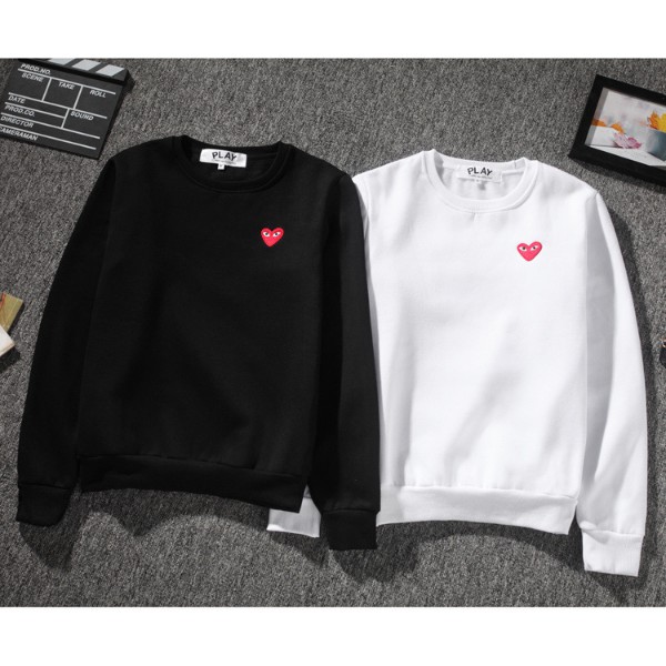 [HÀNG HOT KÈM HÌNH THẬT] Áo Sweater Logo Trái Tim Smile mix 2 màu form đẹp