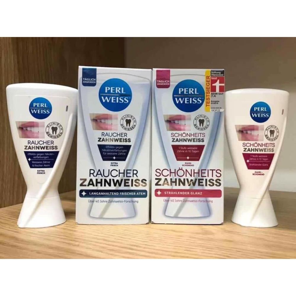 Kem đánh trắng răng Perl Weiss Đức Hiệu quả 3 in1, làm trắng nhanh chóng - Shop Lavenic