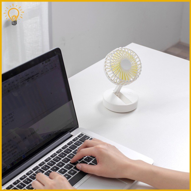 Folding Portable Silent Usb Electric Fan Office Dormitory Desktop Fan For Small Home