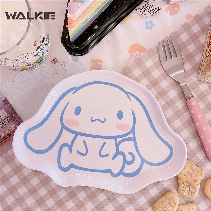 Đĩa Ăn Vặt Ba Ngăn In Hình Nhân Vật Hoạt Hình Cinnamoroll