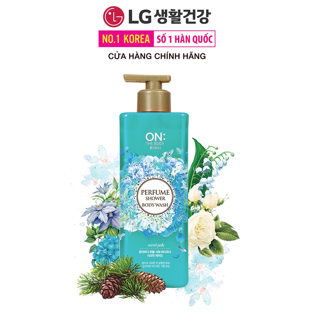 Sữa tắm dưỡng ẩm hương nước hoa On: The Body Perfume Secret Jade 500g