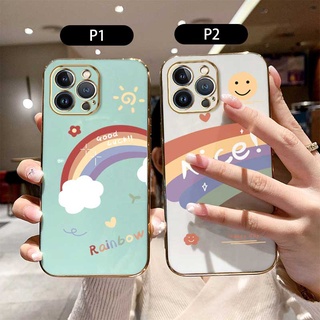 Ốp Điện Thoại Silicon Màu Cầu Vồng Mạ Điện Cho Xiaomi Redmi Note 11 11S 11 Pro 4G 5G