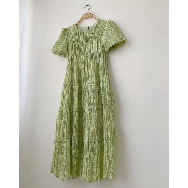 Váy babydoll tay phồng 2 lớp