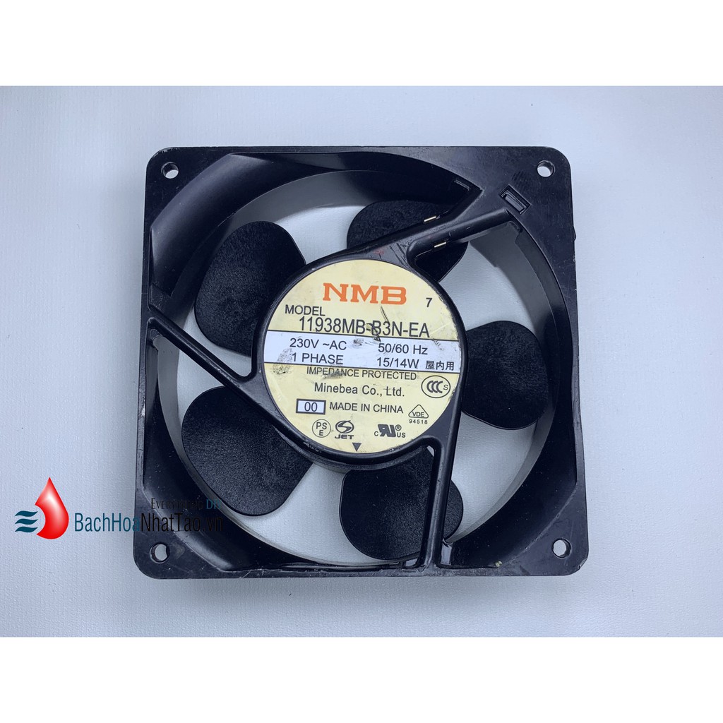 Quạt NMB 220v - 14w Vuông 12cm