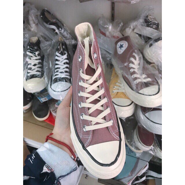 Giày cao cổ Converse mầu tím đất