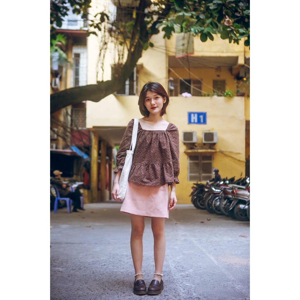 Áo Baby doll hoa nhí