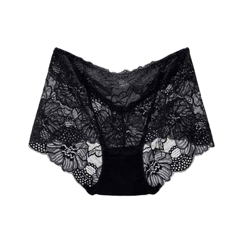 3 Quần Lót Ren Hoa Lưng Cao Thiết Kế Xuyên Thấu Quyến ZXYOUPING