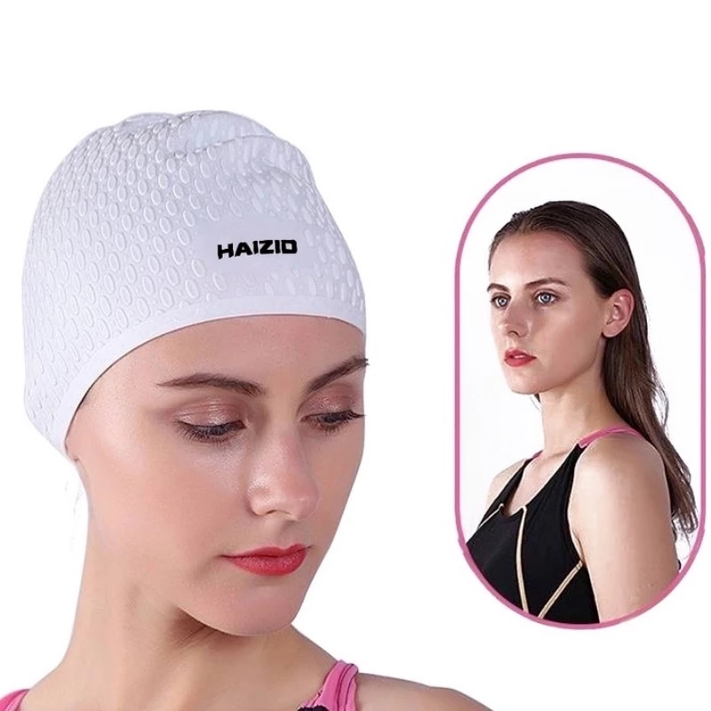 Mũ Bơi Silicone Co Giãn Chống Thấm Nước Dành Cho Nam Và Nữ