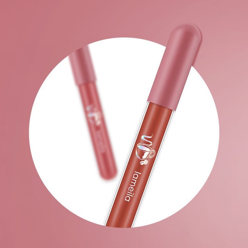 Son Môi Lameila Chống Thấm Nước Và Mồ Hôi Lâu Trôi Trang Điểm Tự Nhiên Không Dính Cốc 6 Màu Tùy Chọn