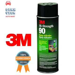 {Keo Dạng Phun Xịt Đa Năng } 3M Hi Strength 90 (500g) dùng để dán ván ép, gỗ, kim loại, xốp, bê tông, các loại nhựa.
