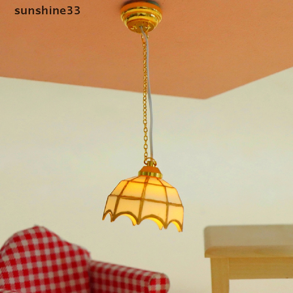 Bộ Đèn Trần Mini Tỉ Lệ 1: 12 Cho Nhà Búp Bê