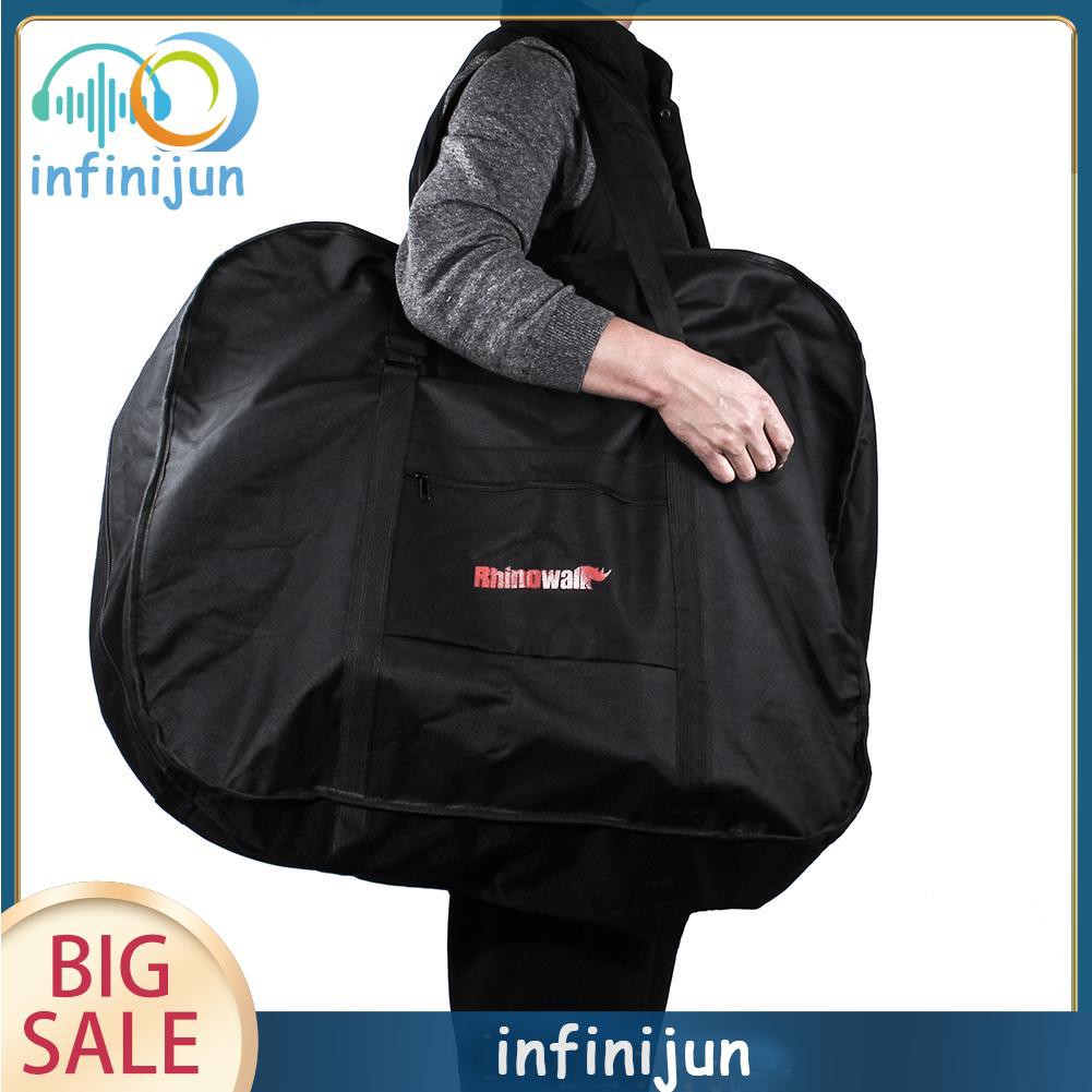 RHINOWALK 20&quot; Big Folding Bike Carrier Carry Packing Bag Foldable Bicycle Transport Bag Waterproof