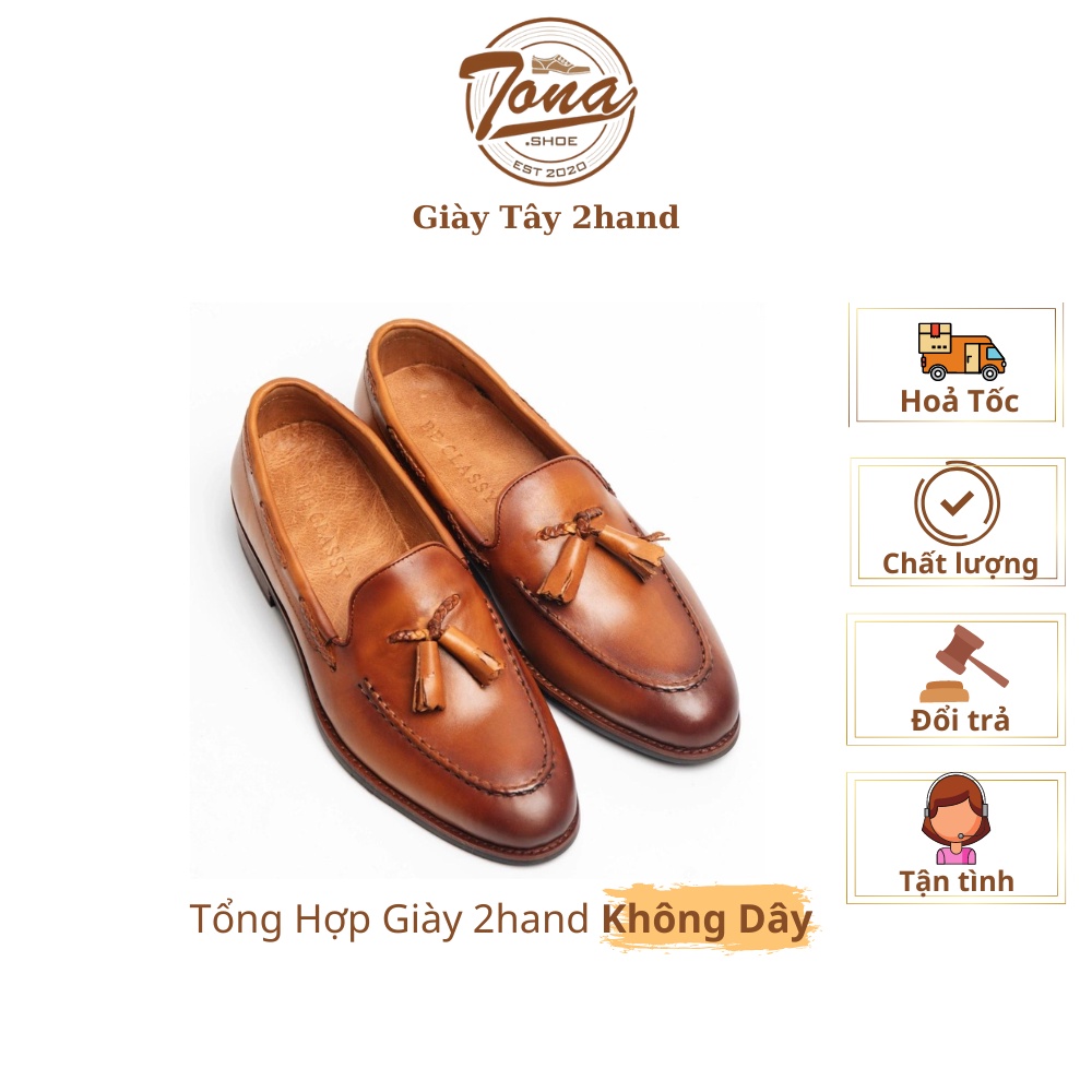 [Giày 2hand] Tổng Hợp Giày Tây 2hand Size 42 Không Dây