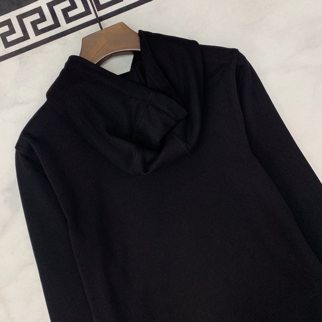 Sa1nt LAURENT 2021 Áo sweater cotton có mũ trùm in ảnh mới mùa thu đông 2020 không sử dụng vải cotton có mũ trùm đầu cho nam