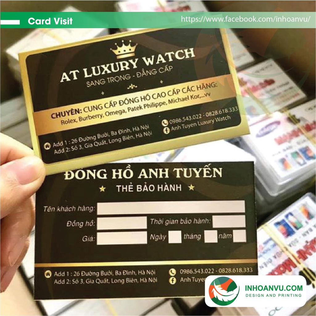 COMBO 500C CARD VISIT - IN DANH THẾP THEO YÊU CẦU | BigBuy360 - bigbuy360.vn