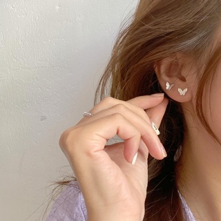 [silver925] Đôi Khuyên Tai 🦋 Xinh Xắn