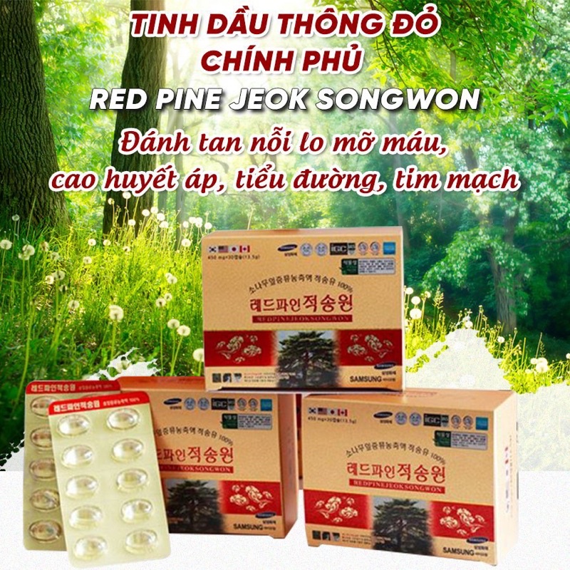 Tinh dầu thông chính phủ Hàn Quốc