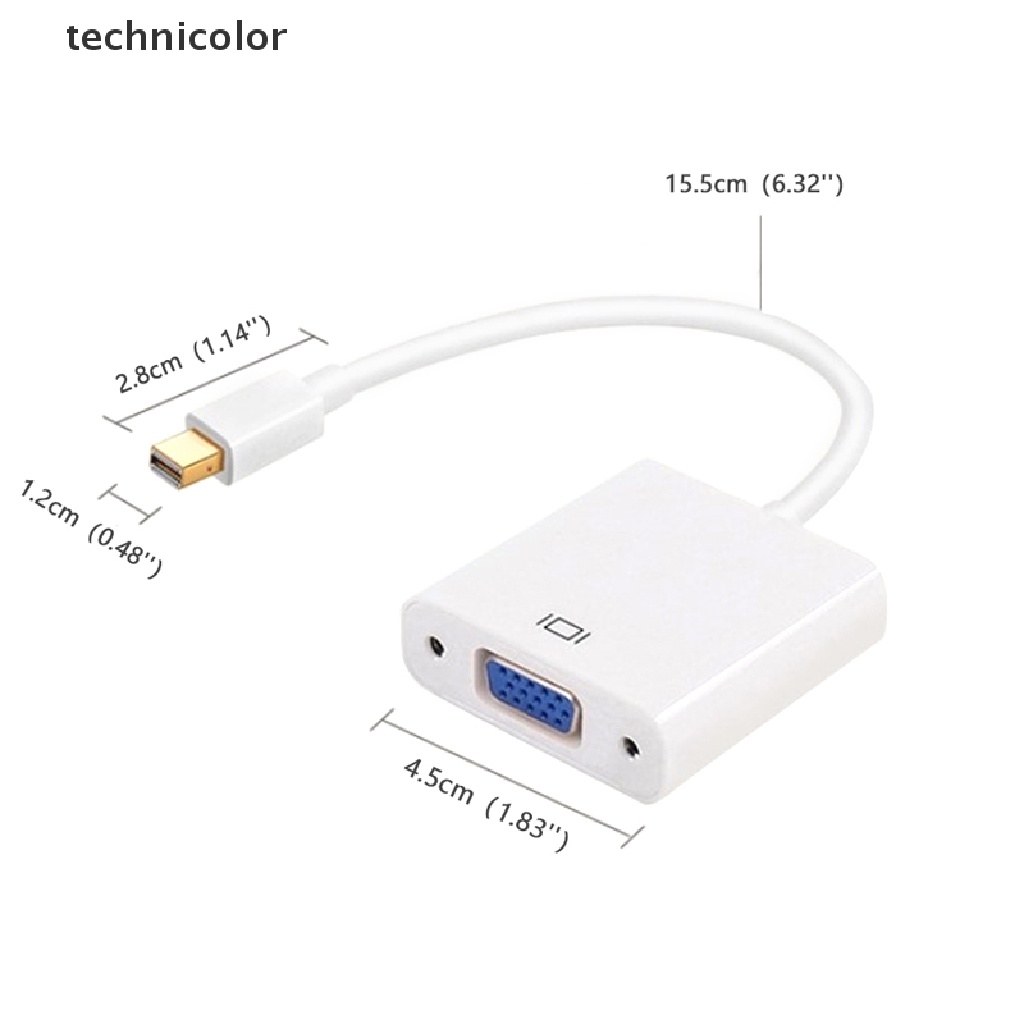 Dây Cáp Chuyển Đổi Từ Cổng Thunderbolt Mini DP Sang VGA