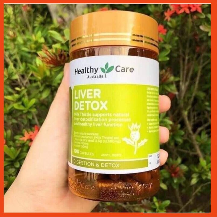 Thải Độc Gan Healthy Care 100v  thanh lọc cơ thể, đẹp da