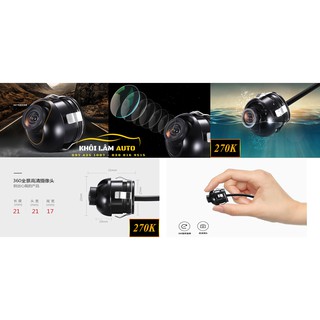Camera cập lề gắn gương chiếu hậu