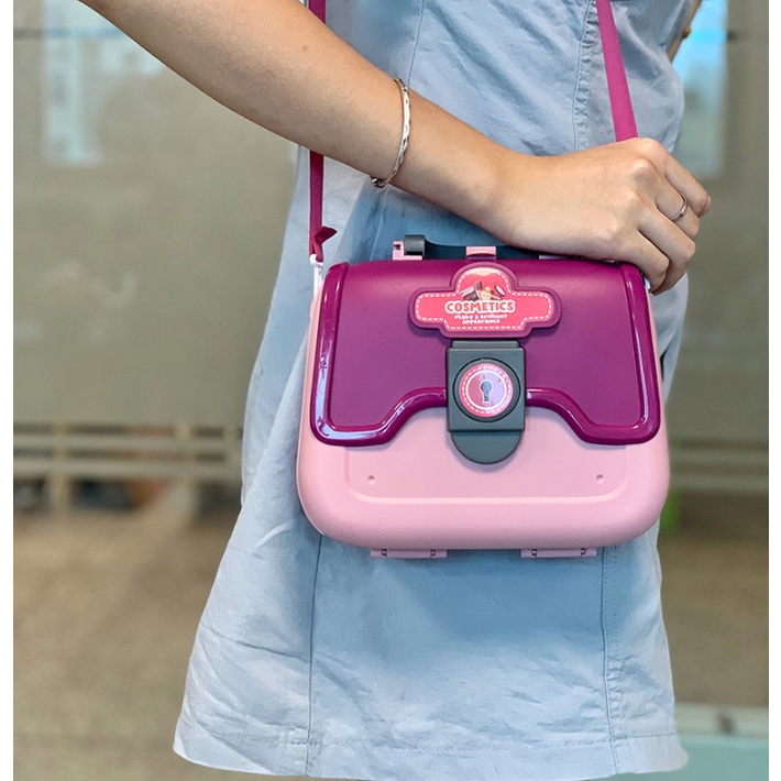 Túi Sách Đồ Chơi Cho Bé, Bộ Đồ Nấu Ăn, Bộ Dụng Cụ Sửa Chữa, Bộ Đồ Trang Điêm Có Dây Đeo