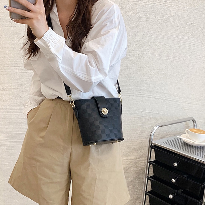 Túi đeo vai IELGY cao cấp màu trơn cho nữ