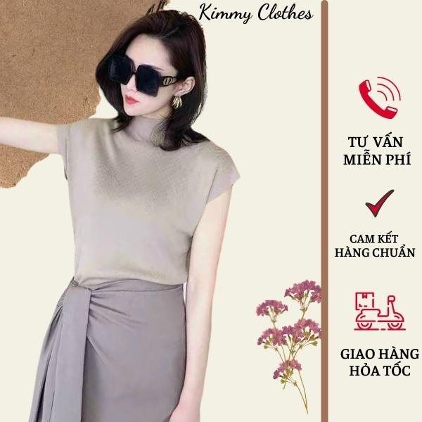 Áo len nữ tay hến, áo kiểu xuất dư co giãn 4 chiều