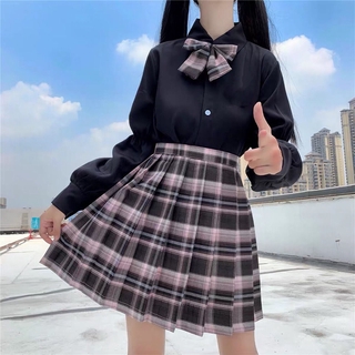 Song of the Polar Night Bad Dark Dark Japan JK Uniform School Wind Genuine JK Plaid Skirt School Uniform Autumn School Uniform