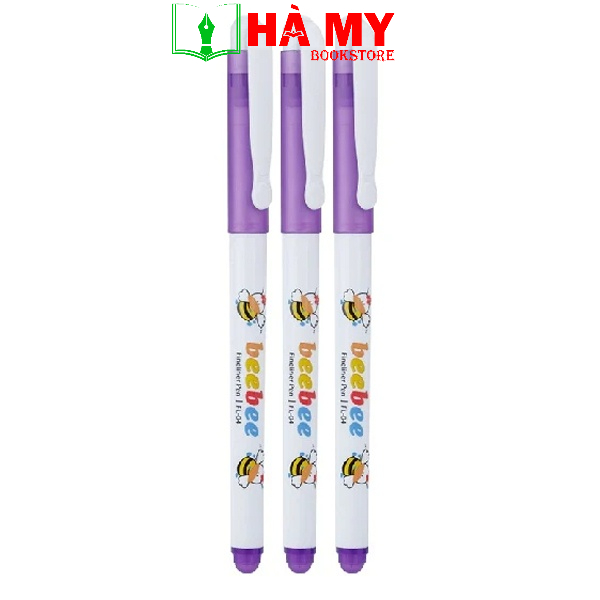 [Hỏa Tốc] Combo 3 cây Bút lông kim FL-04 tím Thiên Long Ngòi 0.3mm