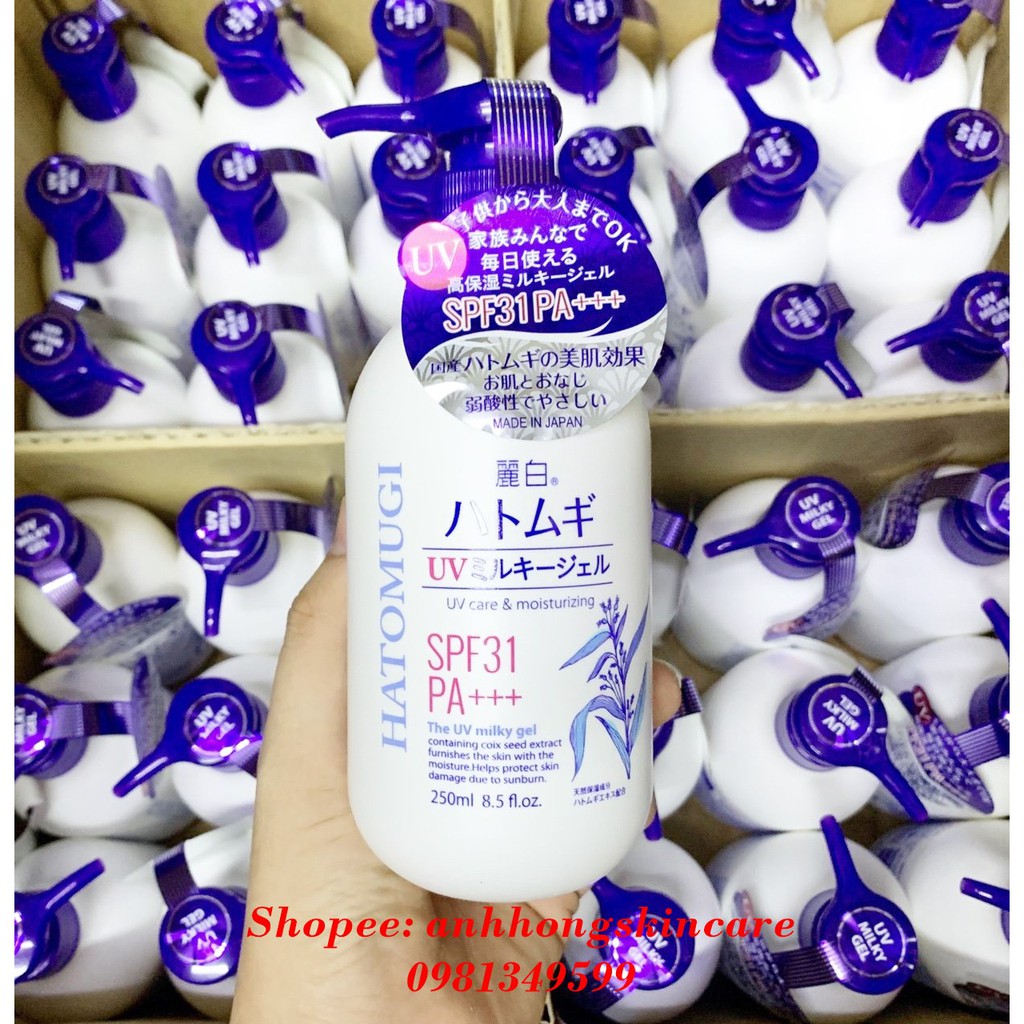 Sữa Dưỡng Thể Hatomugi Chống Nắng Hatomugi SPF31 PA+++