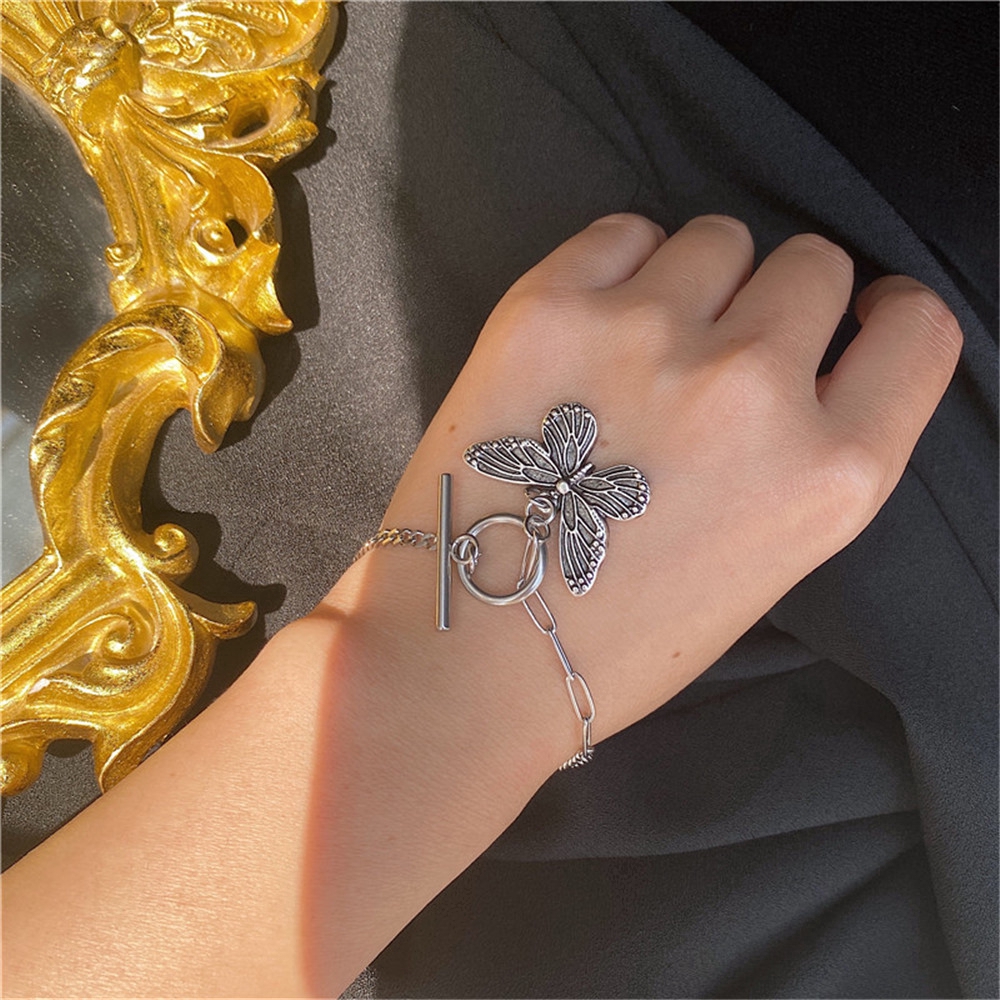 Bộ Trang Sức Hình Bướm Tua Rua Cho Nữ