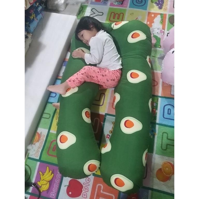Gối ôm chữ U giành cho bà bầu (ảnh thật ) Gối ngủ đa năng cho các bà bầu tiện lợi thoải mái