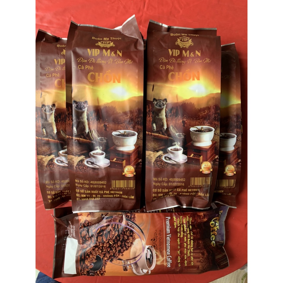 Cà Phê Chồn Tây Nguyên Thơm Ngon, Pha Phin, Pha Máy-Loại Thượng Hạng - Túi 500g | BigBuy360 - bigbuy360.vn