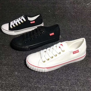 Giầy vải buộc dây nữ 1 MẦU SUPREME phong cách thể thao Hàn Quốc đẹp rẻ GVNU13