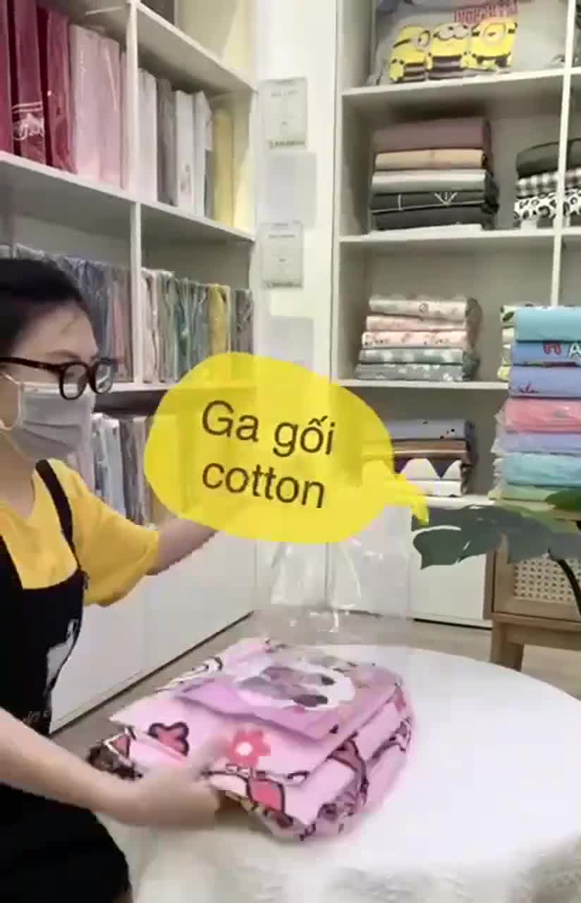 Vỏ gối nằm cotton 3D mềm mại, áo gối nằm cotton poly nhiều họa tiết | BigBuy360 - bigbuy360.vn