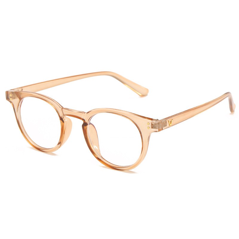 Mắt kính gọng tròn chống tia bức xạ thời trang cho nam và nữ