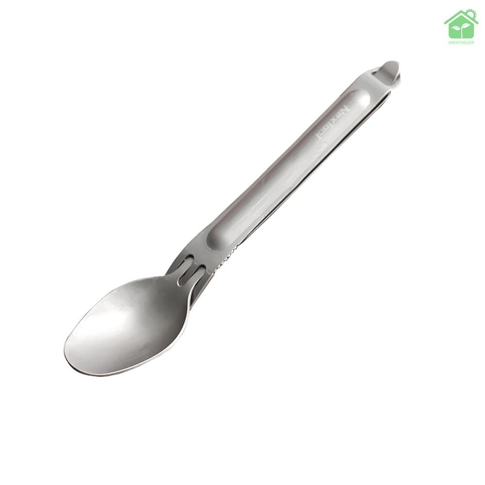 Muỗng / Nĩa Bằng Titan Tiện Lợi Cho Dã Ngoại