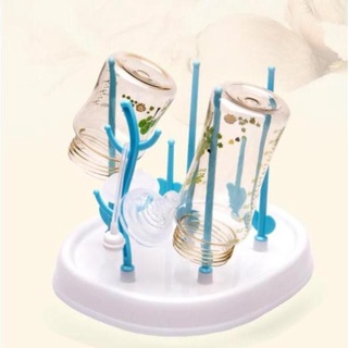 KIEN19 Khay úp bình sữa núm vú hình cây cao cấp vệ sinh an toàn cho bé DS01