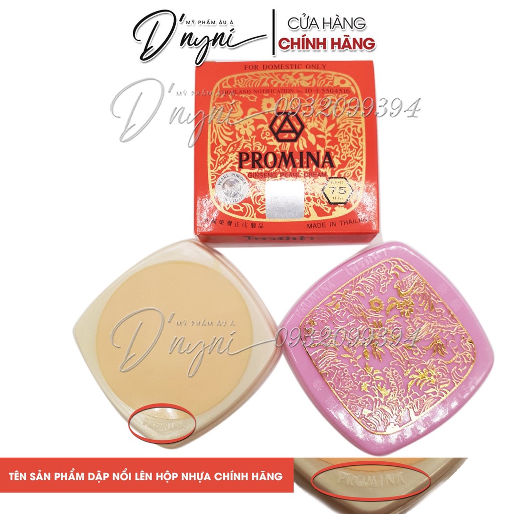 Kem Promina Nhân Sâm Ngọc Trai Thái Lan Promina Ginseng Pearl Cream 11g