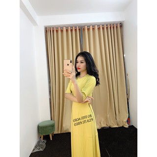 áo dài trơn lụa nhật nhiều màu sắc phong phú
