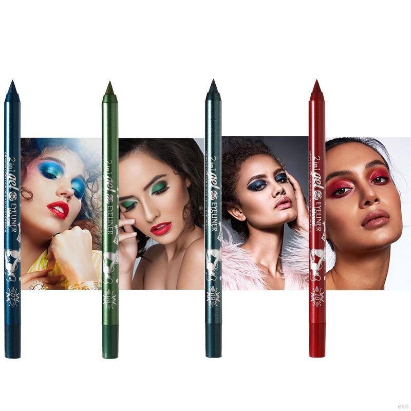 Bút Kẻ Mắt Chống Thấm Nước Không Nhòe Dễ Lên Màu Nhiều Màu Sắc