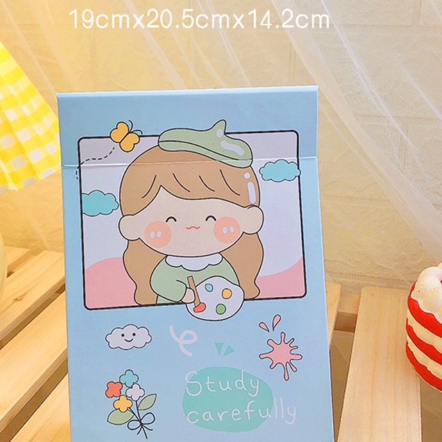 GƯƠNG GẤP GỌN ĐỂ BÀN TRANG ĐIỂM DỄ THƯƠNG MẪU XINH