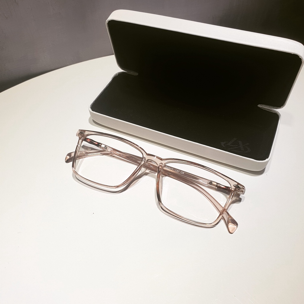 Gọng kính nhựa dẻo vuông Qiwa Eyewear 8087, kính mắt thời trang lắp được cận | BigBuy360 - bigbuy360.vn