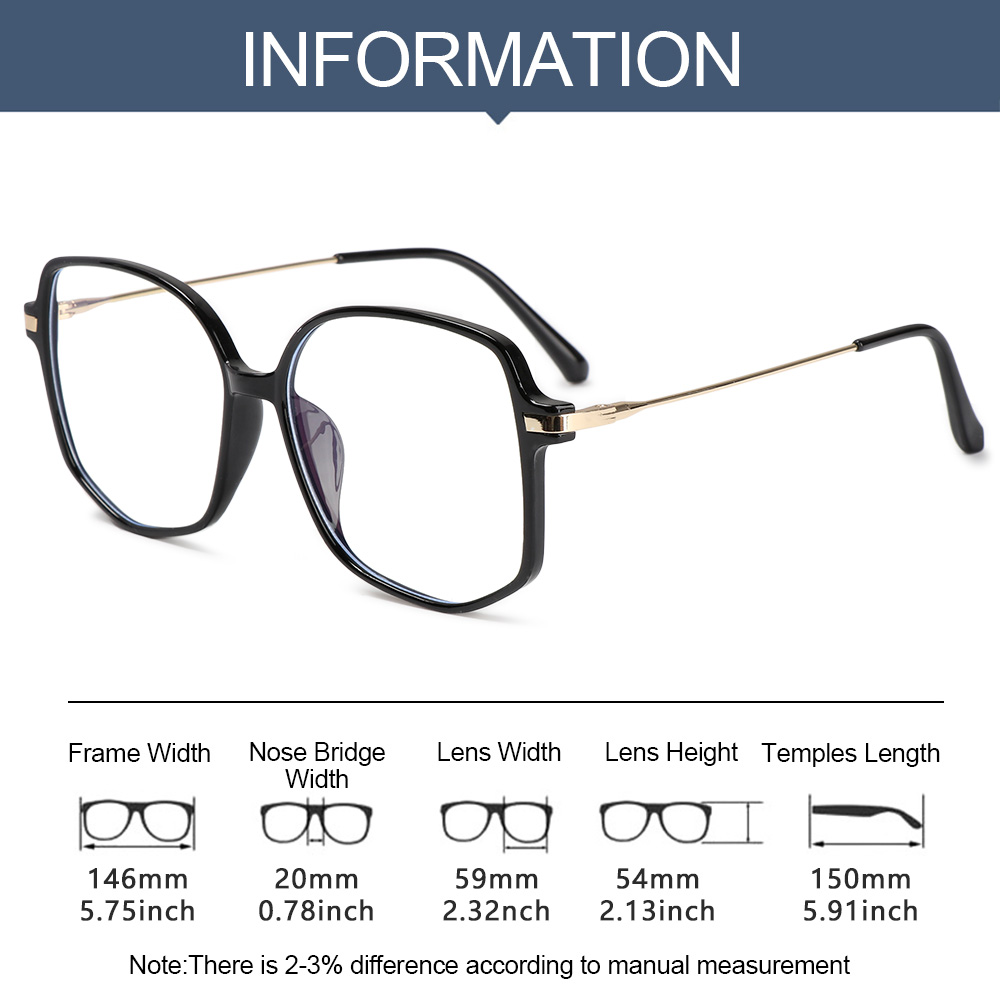 Mắt Kính Chống Ánh Sáng Xanh Phong Cách Cổ Điển Dành Cho Nữ