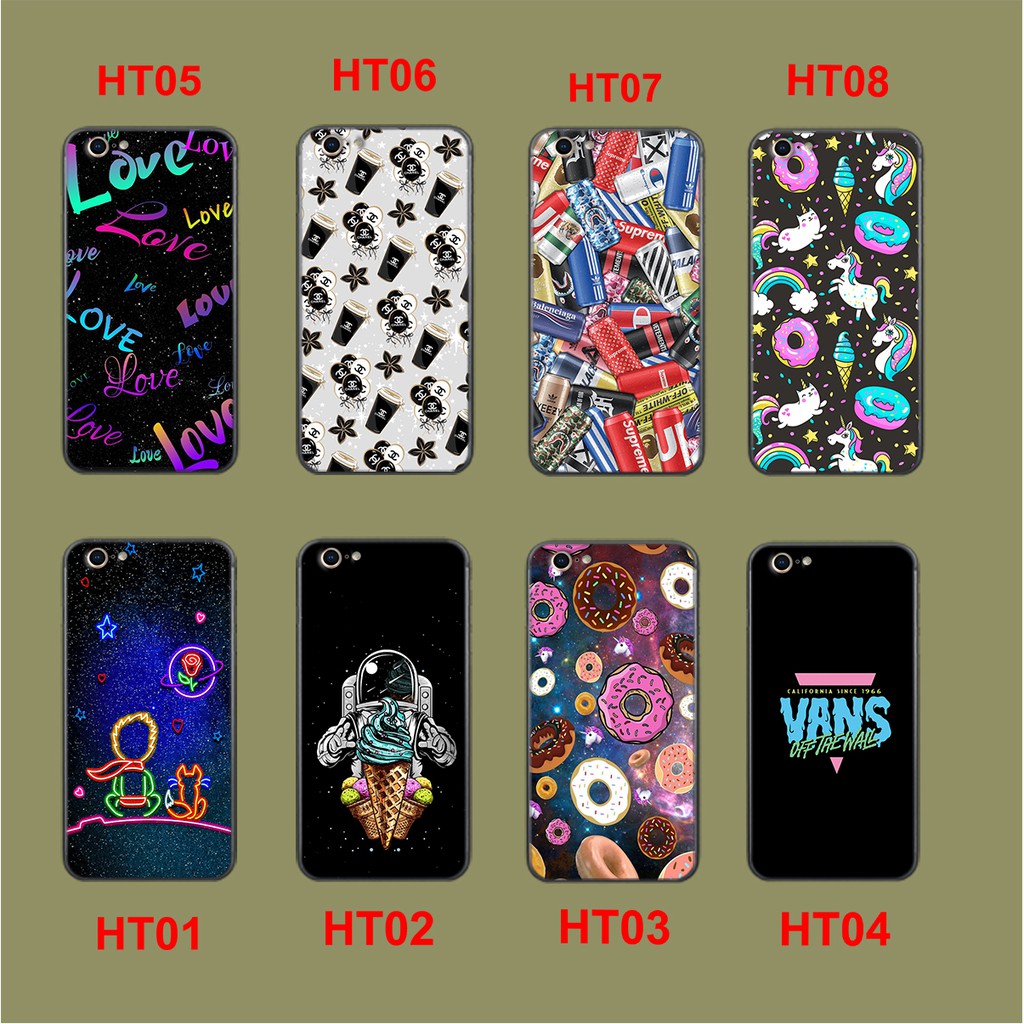 Ốp Lưng Iphone 6/6s -6/6splus- 7/8 thường In Họa Tiết Dễ Thương