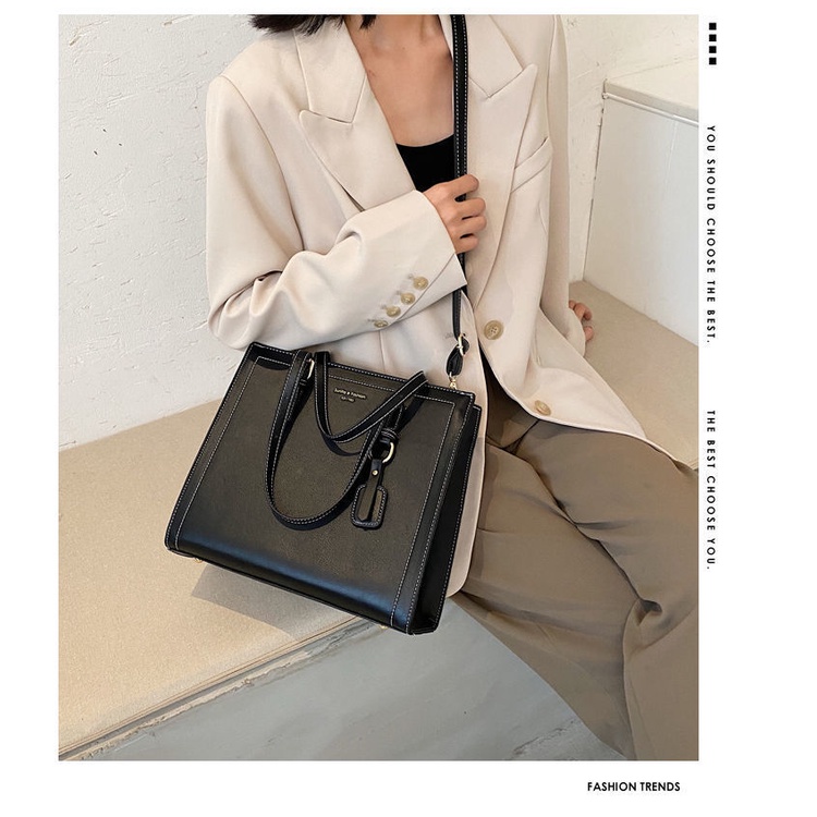 Túi Tote Công Sở - Túi Xách Nữ Tone Size To Đựng Vừa A4 Chất Da PU Superbag668 284