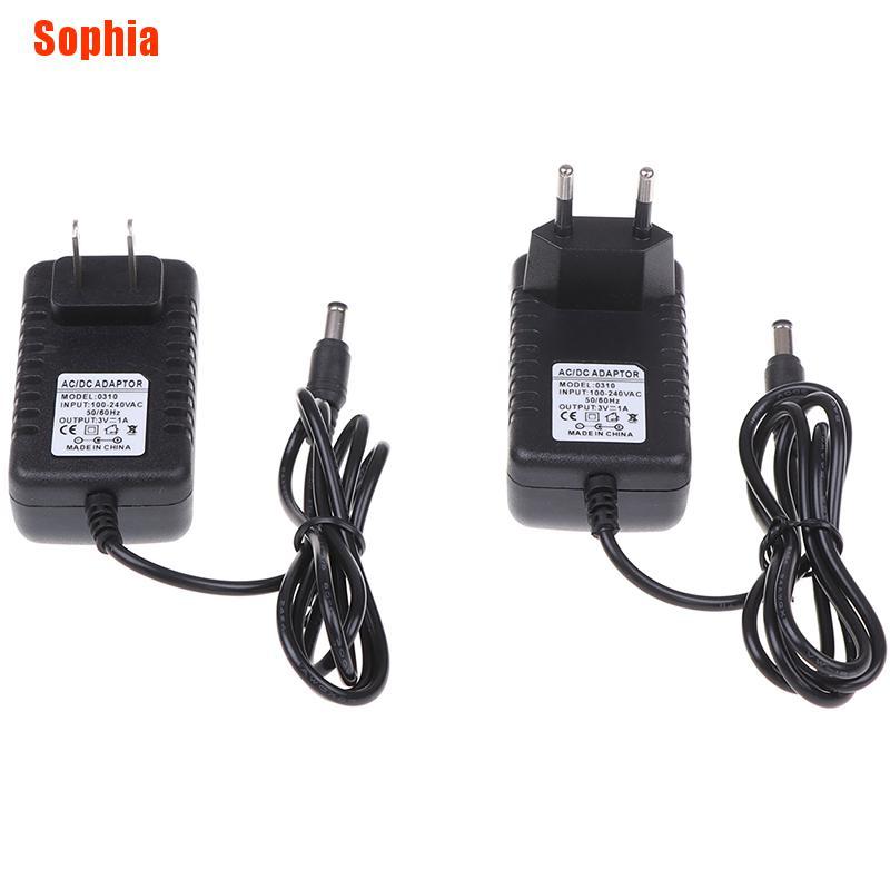 Bộ Sạc Chuyển Đổi Nguồn Điện Dc 3v 1a Ac Phích Cắm Eu 5.5mm X 2.1mm | BigBuy360 - bigbuy360.vn