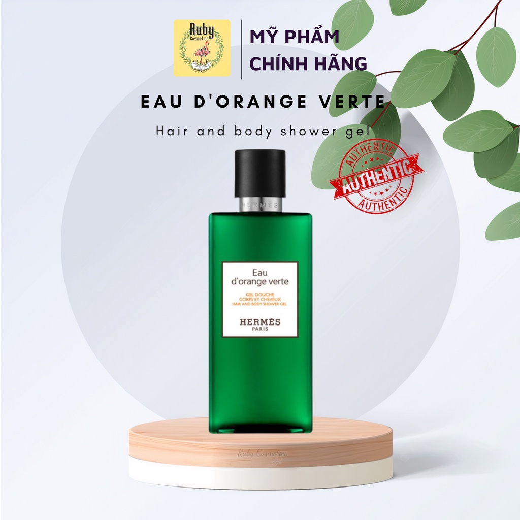 Sữa Tắm Gội Hermes Paris Eau D'Orange Verte 80ml 2 in 1