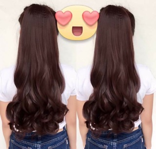 Tóc cột xoăn dài